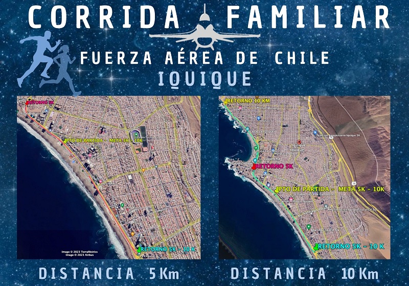 Corrida familiar Fuerza Aérea